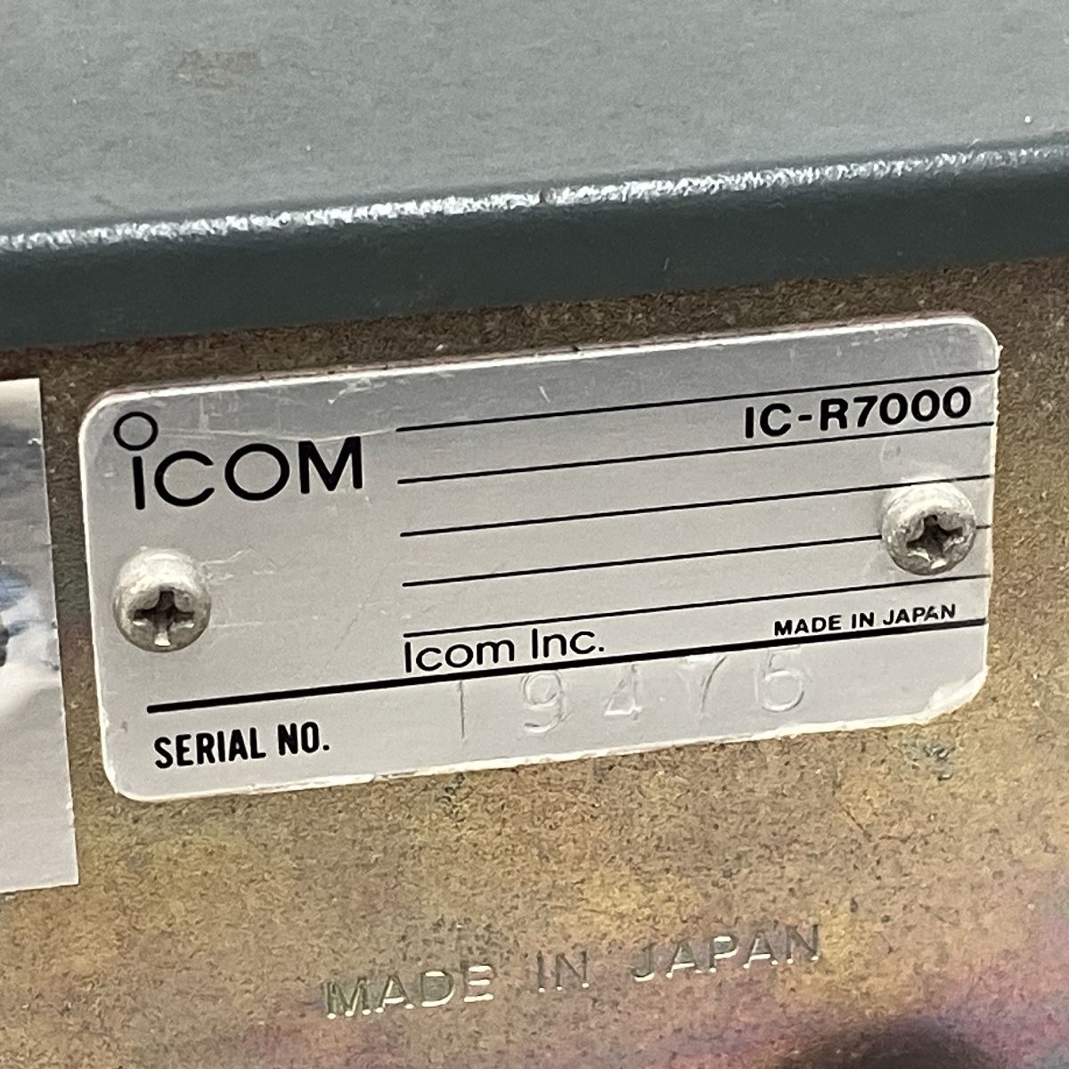 iCOM IC-R7000 広帯域受信機 無線機 アイコム ジャンク M9888049