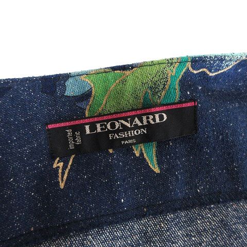 レオナール LEONARD FASHION 美品 ヴィンテージ ノーカラージャケット