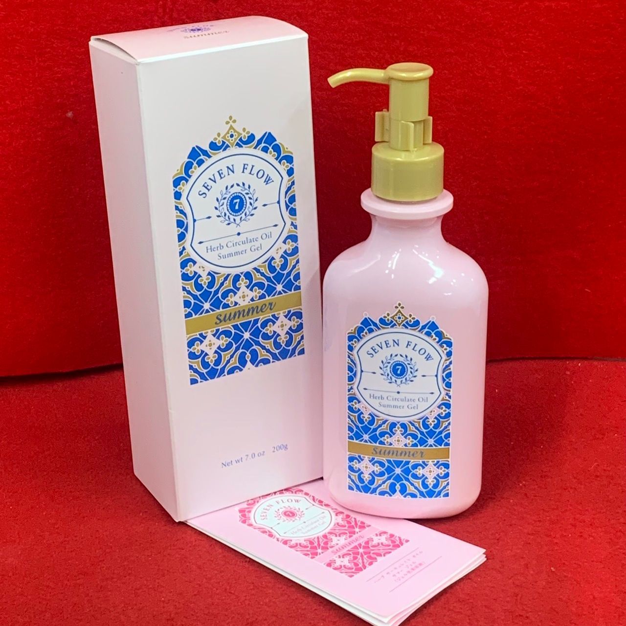 プレゼント付き♪セブンフローサーキュレイトオイルサマージェル2本&ルージュセット セブン フロー 15周年 ハリツヤあふれる美肌 サラサラ潤いケアも