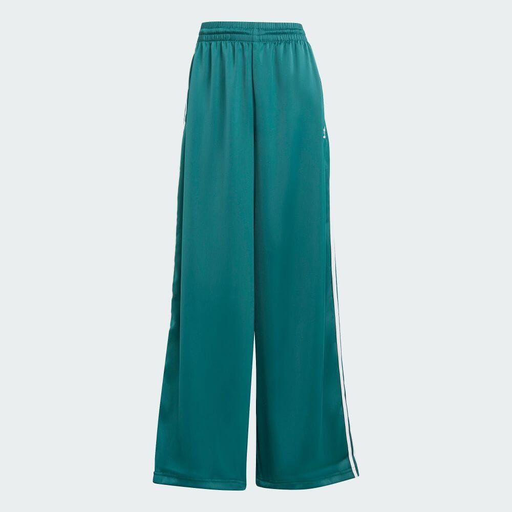 アディダスオリジナルス adidas Originals サテン ワイドレッグ トラックパンツ パンツ ストリートファッション レディース KNZ08  IP2960 WOMEN SATIN WIDE-LEG TRACK PANTS COLLEGE GREEN - メルカリ