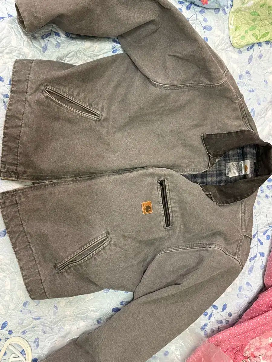 【雷市場（ポンジャン）商品韓国直送】 Carhartt(カーハート) デトロイトジャケット サンドストーン ワークジャケット