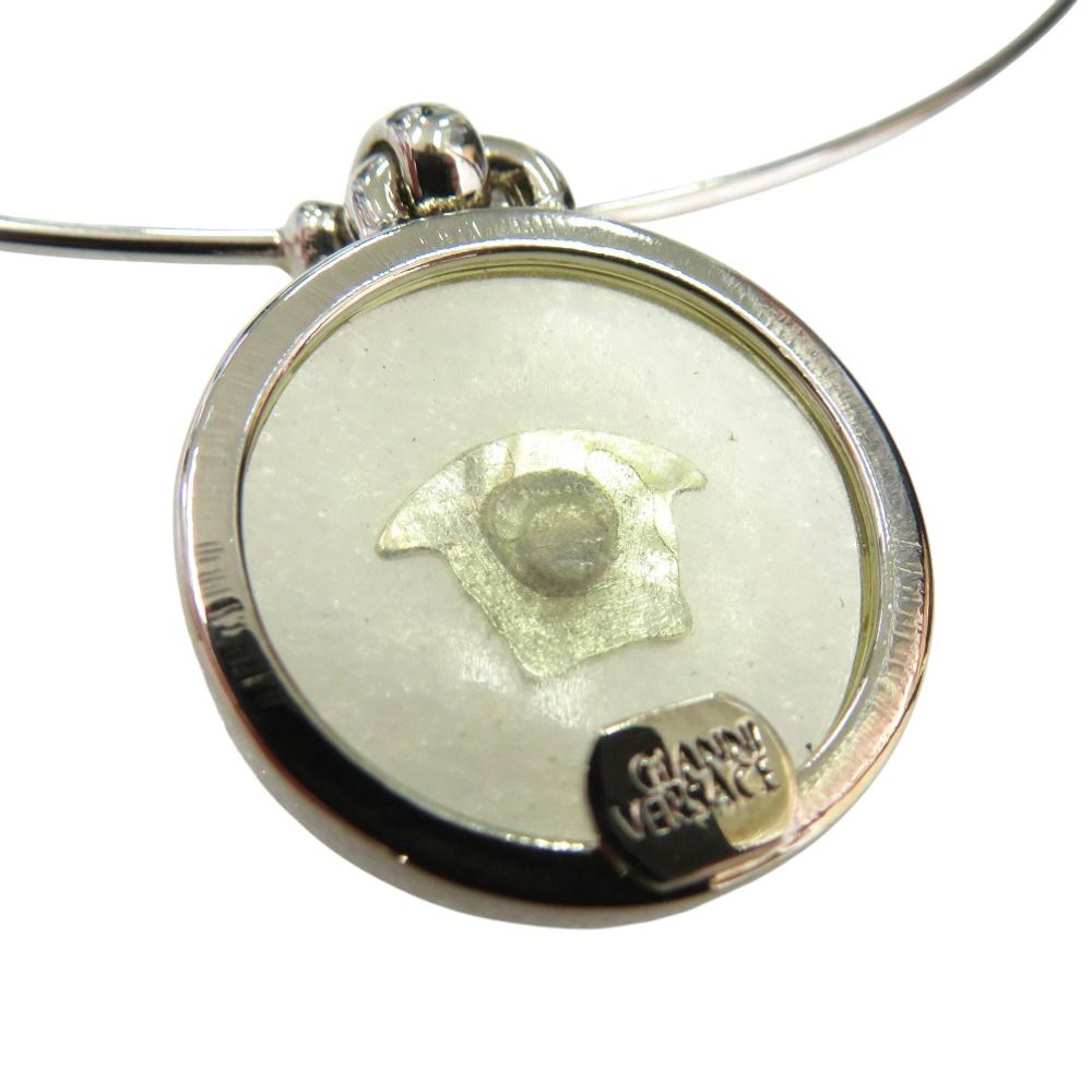 ジャンニ ヴェルサーチ メデューサ チョーカー ネックレス メタル クリア 1625 Gianni Versace