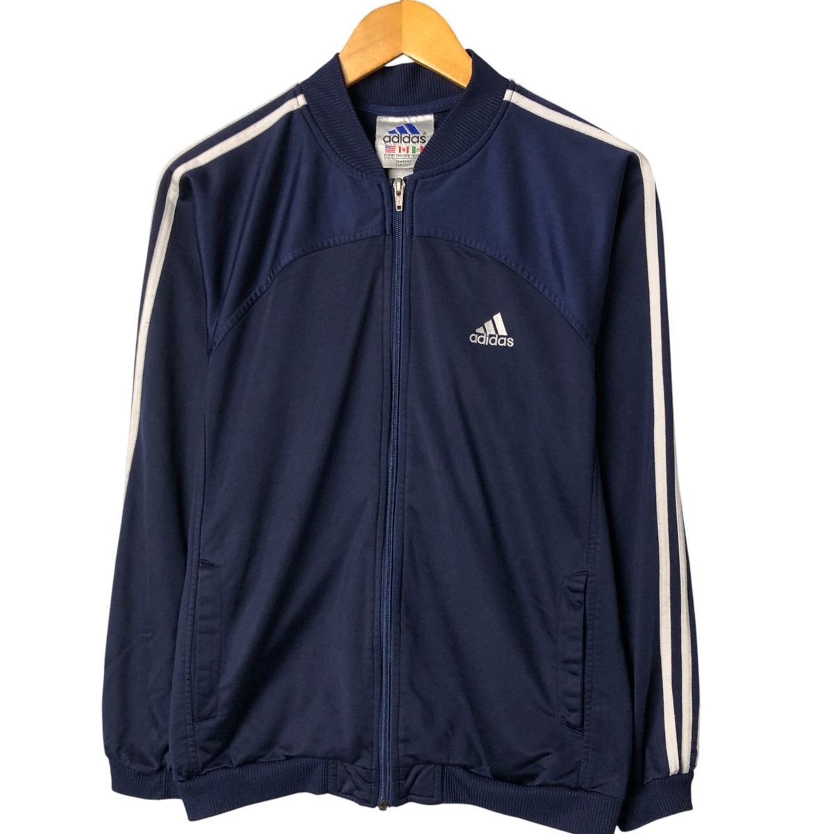 古着 90年代 アディダス adidas バックロゴ ジャージ トラックジャケット メンズXL相当 ヴィンテージ|eaa584475
