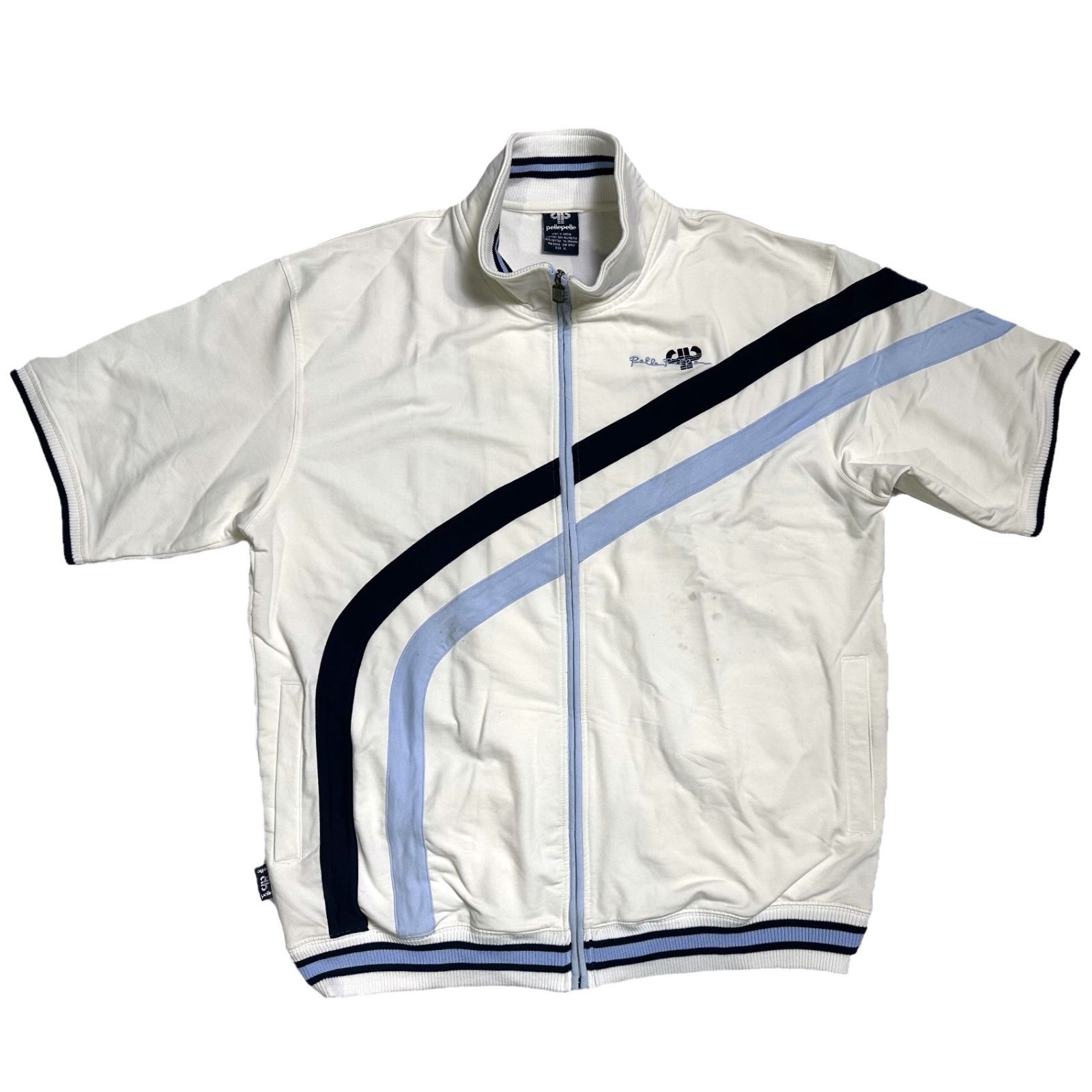 pellepelle ペレペレ ジップアップ スウェットシャツ サイズXL