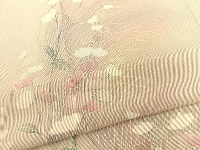 平和屋着物＊夏物 訪問着 絽 紫陽花 暈し染め 正絹 逸品 CAAU9021gh