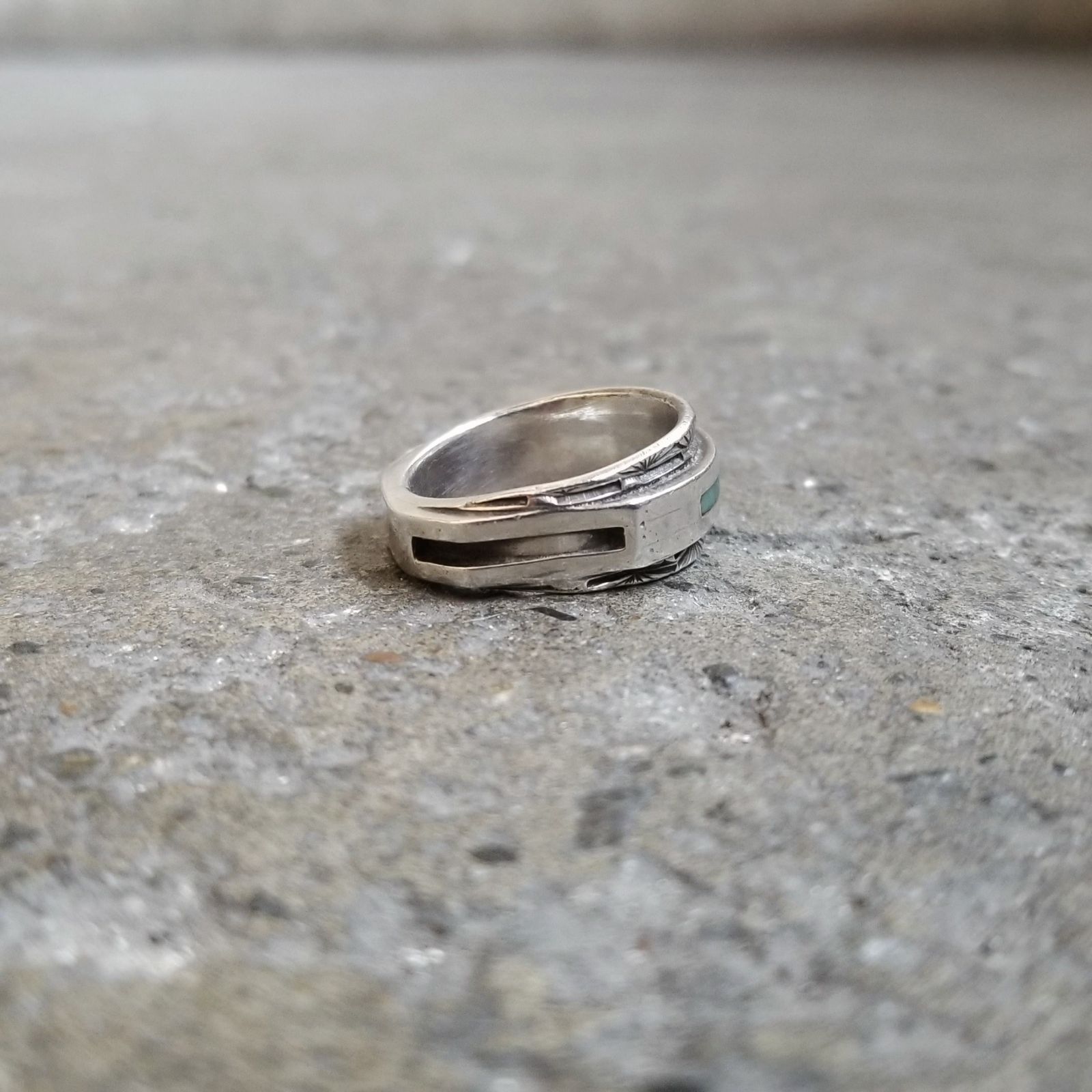 RH Jewelry インレイターコイズリング インディアンジュエリー
