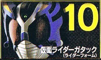 仮面ライダー ライダー マスクコレクションベストセレクションVol.2　仮面ライダーガタック（ライダーフォーム）単品 非常に良い】仮面ライダー ライダー マスクコレクションベスト