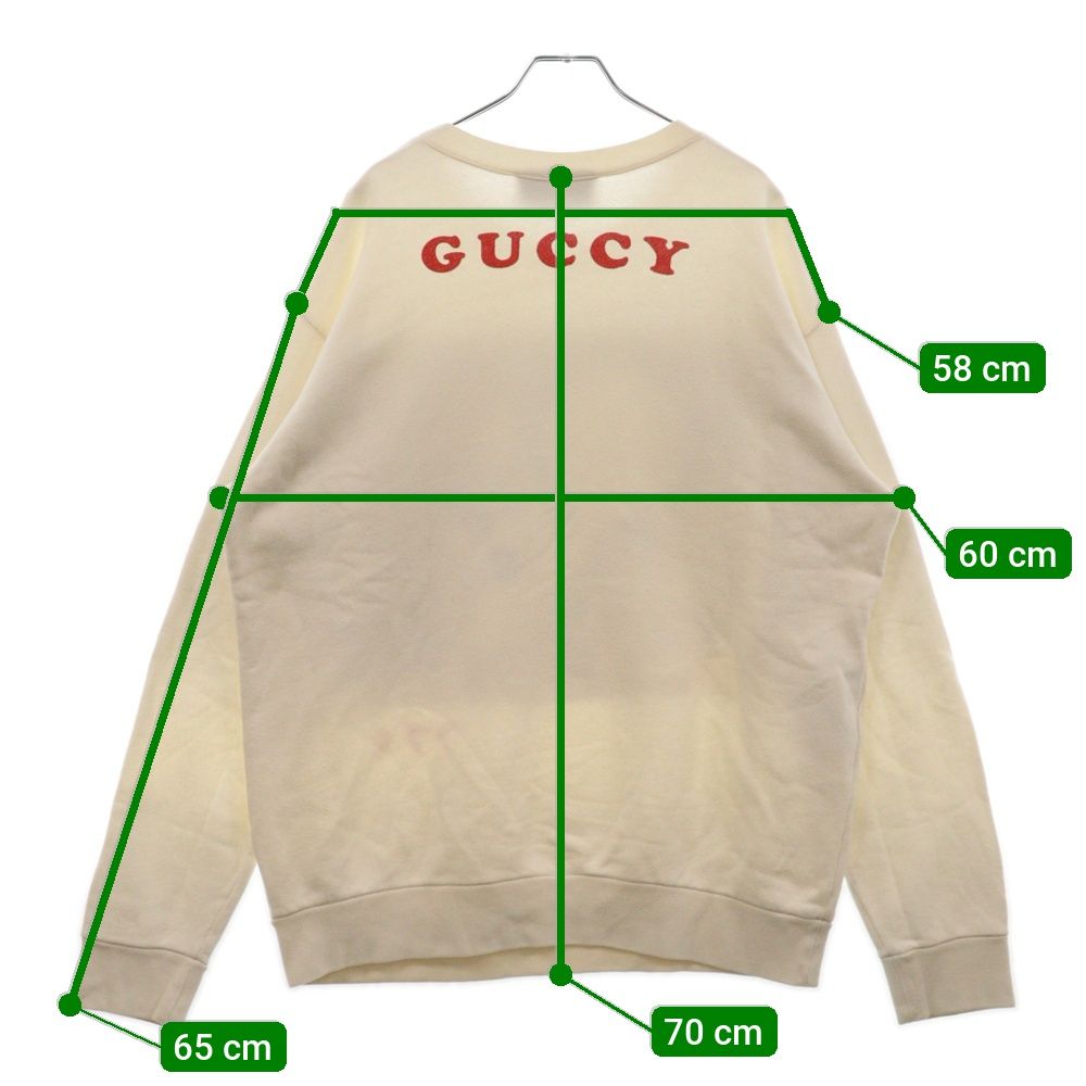 GUCCI (グッチ) Sweatshirt 井出ちかえ スパンコール装飾 コミック