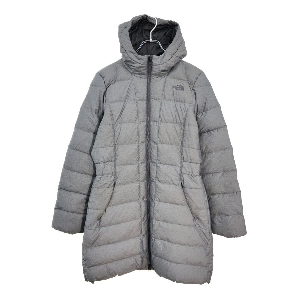 THE NORTH FACE ノースフェイス ダウンコート アウトドア グレー レディース M 古着 U5242
