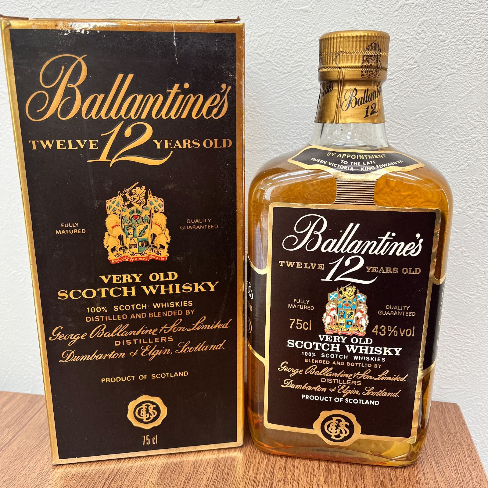 N【古酒】Ballantine's バランタイン 12年 VERY OLD スコッチ