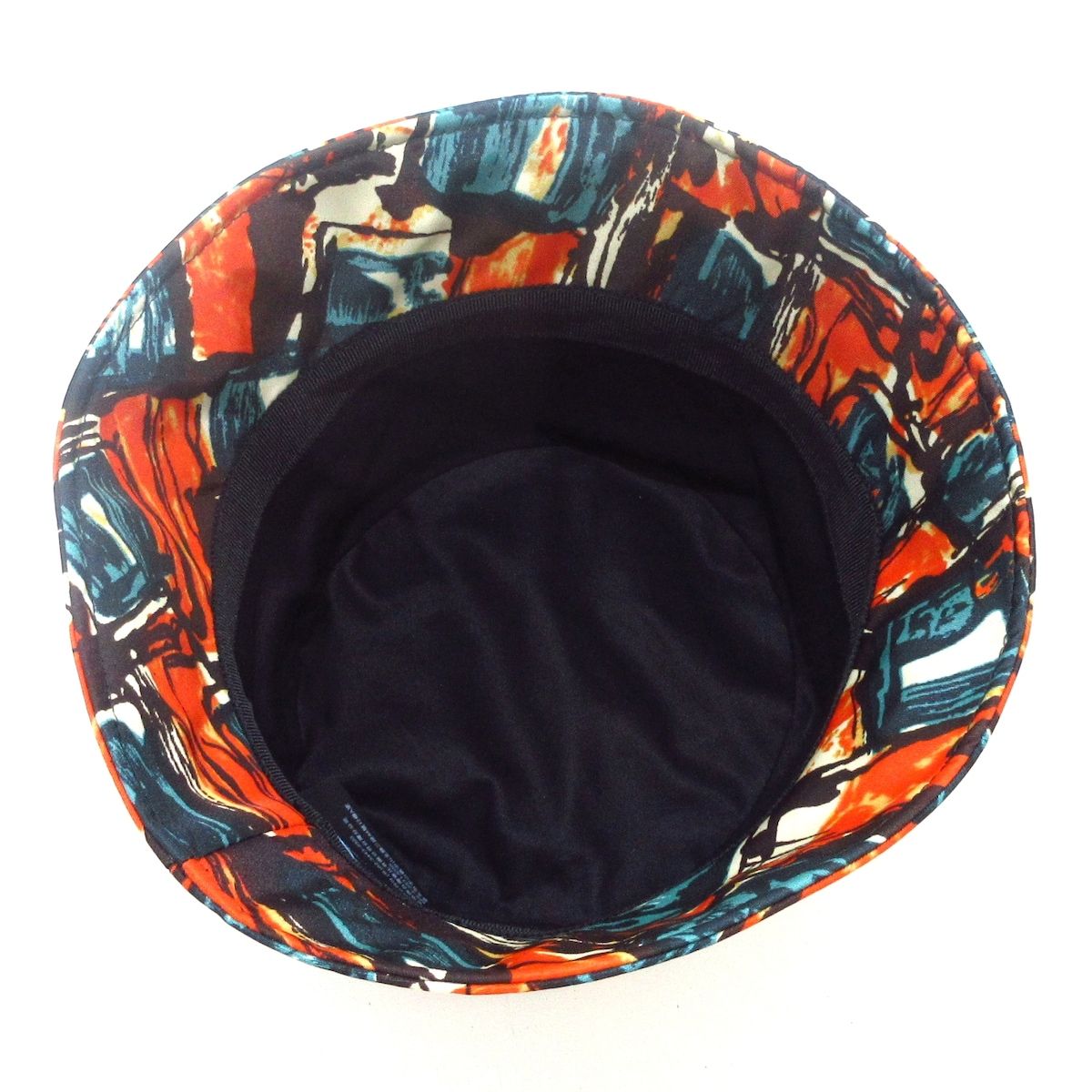 プラダ ハット M美品 プリント入り Re-Nylon バケットハット