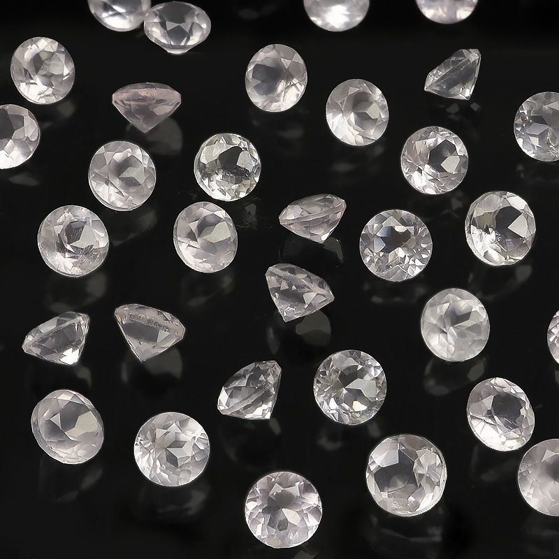 ローズクォーツ ルース ローズクォーツ1石ルース（バフトップ,10×8mm or 12×10mm