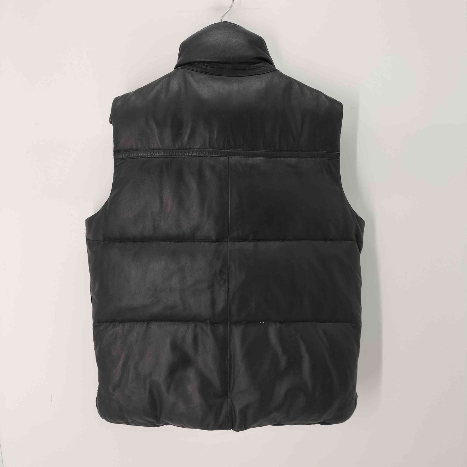 アヴィレックス AVIREX ラムレザーダウンベスト メンズ 表記無