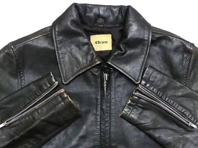 ブラックレザーライダースジャケット ライダースジャケット メンズ 革ジャン レザージャケット 皮