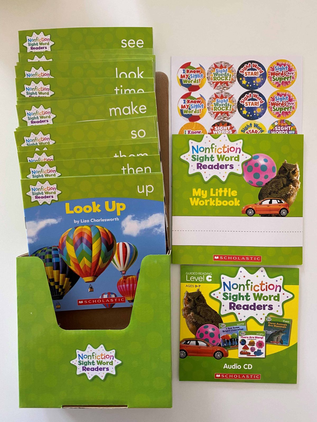 Nonfiction sight word readers 100冊+4CD