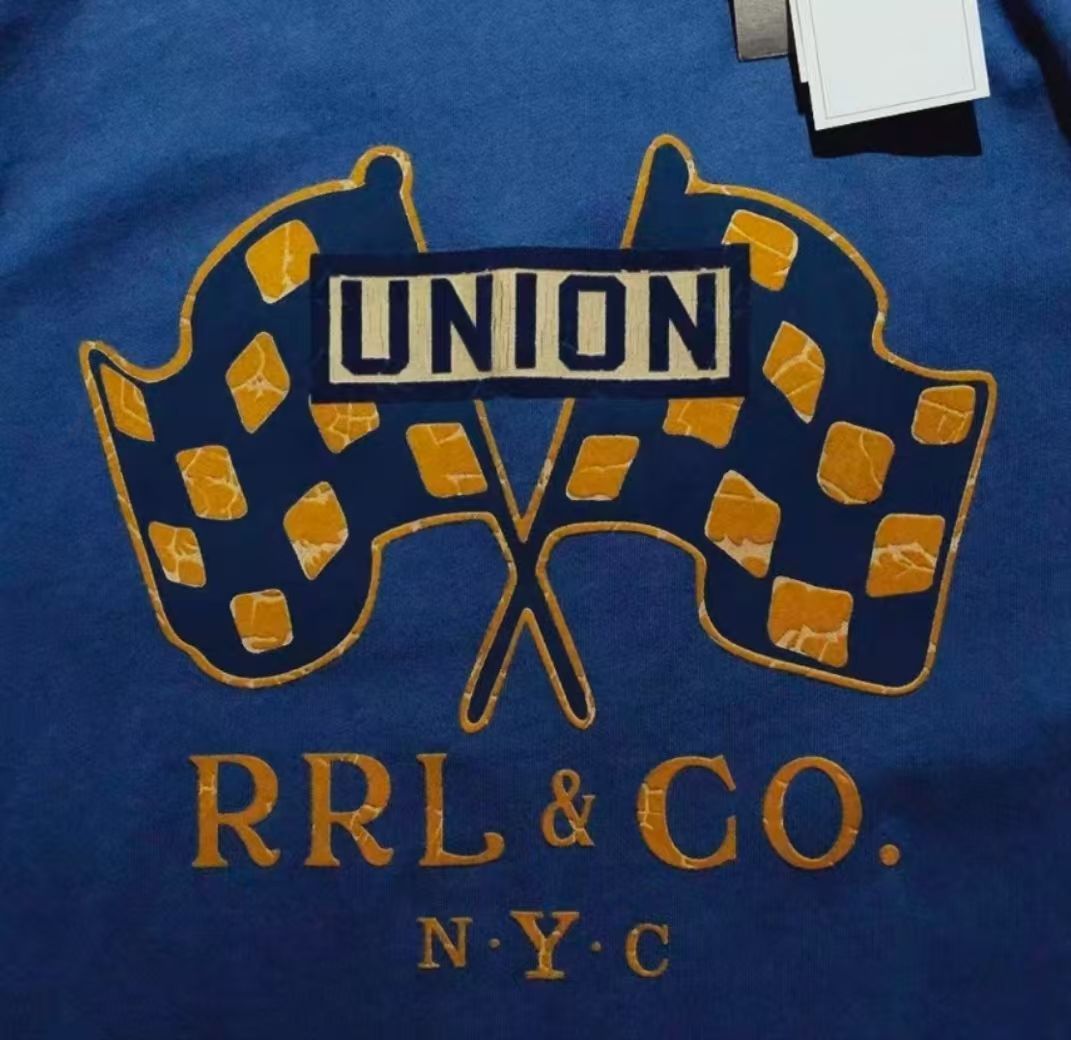 RRL UNION Tシャツ 青