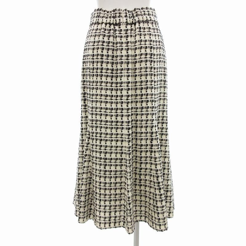 ティアラ Tiara タグ付き マーメイドスカート ツイード マキシ ロング  
