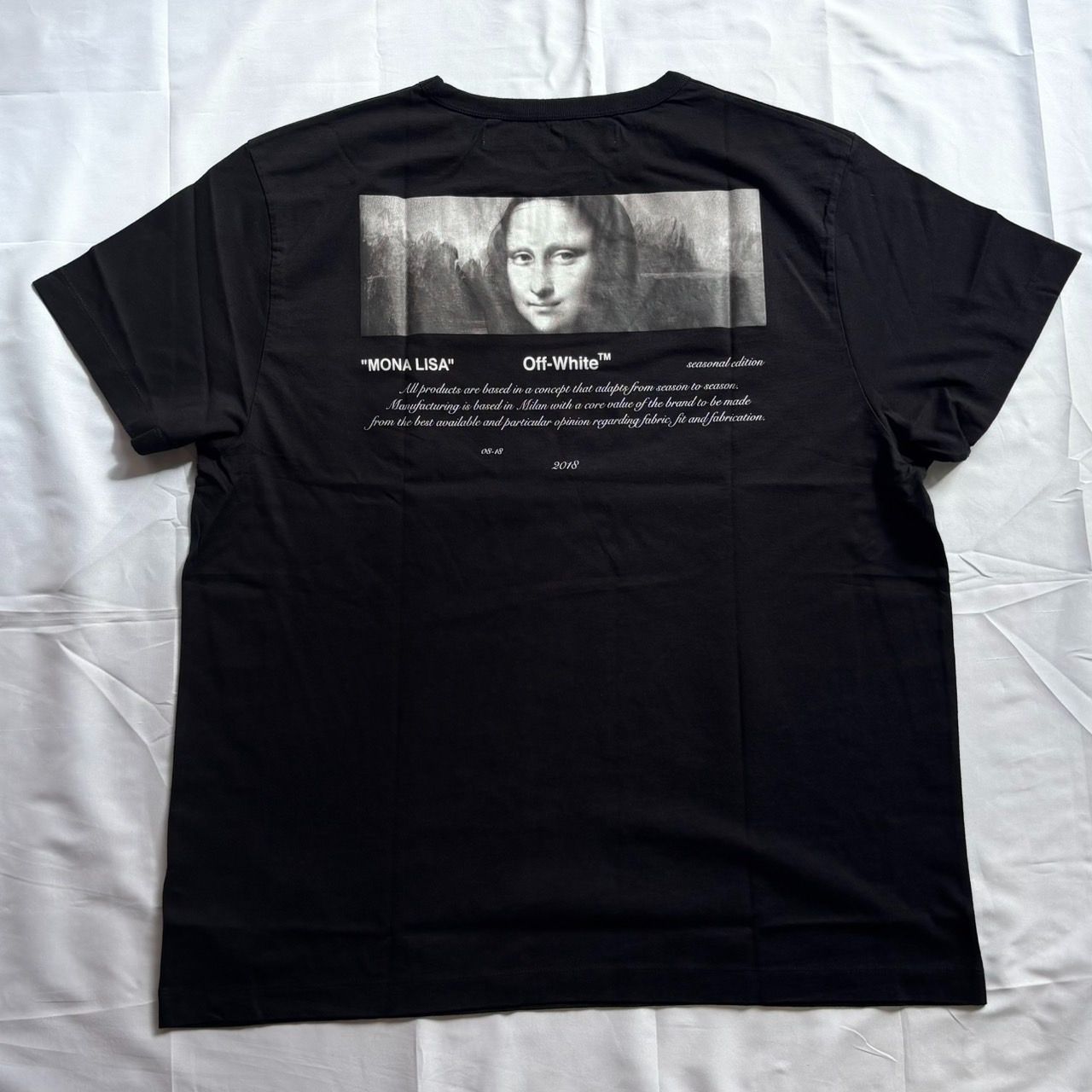 Off-White 04 MONALISA Tee Lサイズ オフホワイト モナリザ Tシャツ 