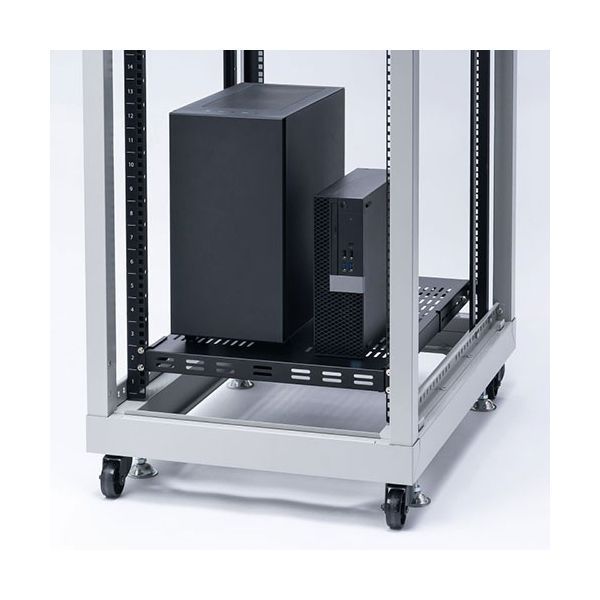 サンワサプライ 19インチマウント取り付け棚板 ブラック CP-SVHTNT1BK MARWIL-DEMENAGEMENTS_CH