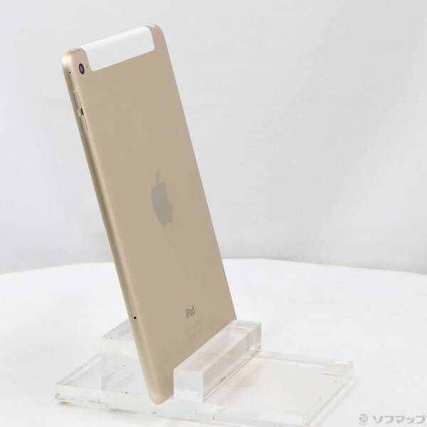 〔中古品〕 iPad mini 4 128GB ゴールド MK782J／A SIMフリー【305】 iPad mini 128GB cellular128GB MK782J&frasl;A docomoロック解除SIM
