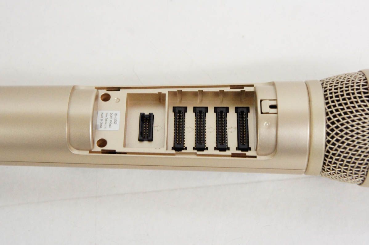 オンステージカラオケ PK-110GT(N)ゴールド※ペアマイク&追加チップ付き