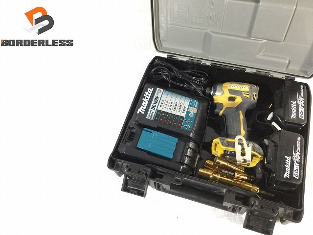 ☆中古 限定色☆makita マキタ 18V 充電式インパクトドライバー