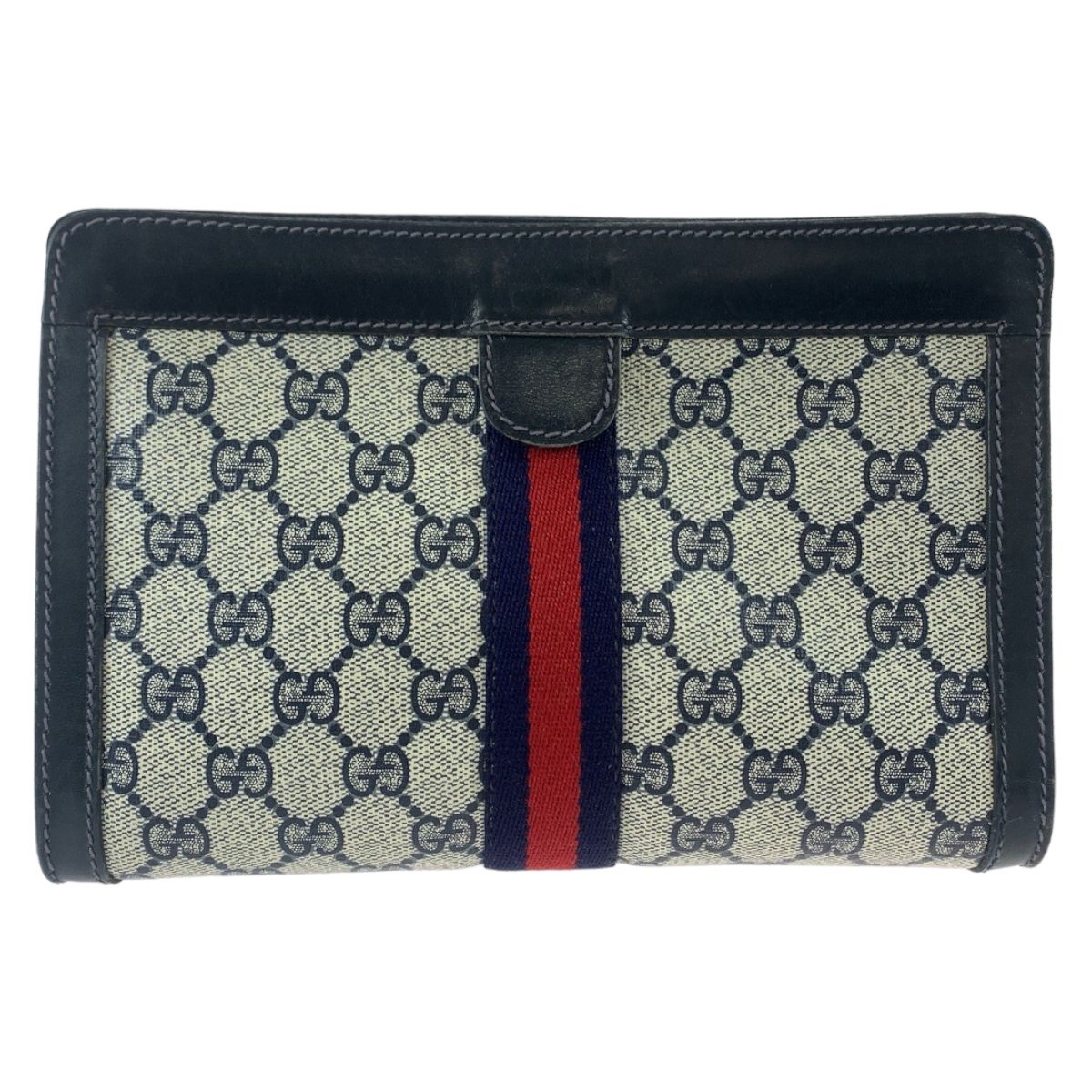 GUCCI オールドグッチ ハンドバッグ 紺 ヴィンテージ GGスプリーム GUCCI グッチ オールドグッチ OLD GUCCI シェリーライン ハンド