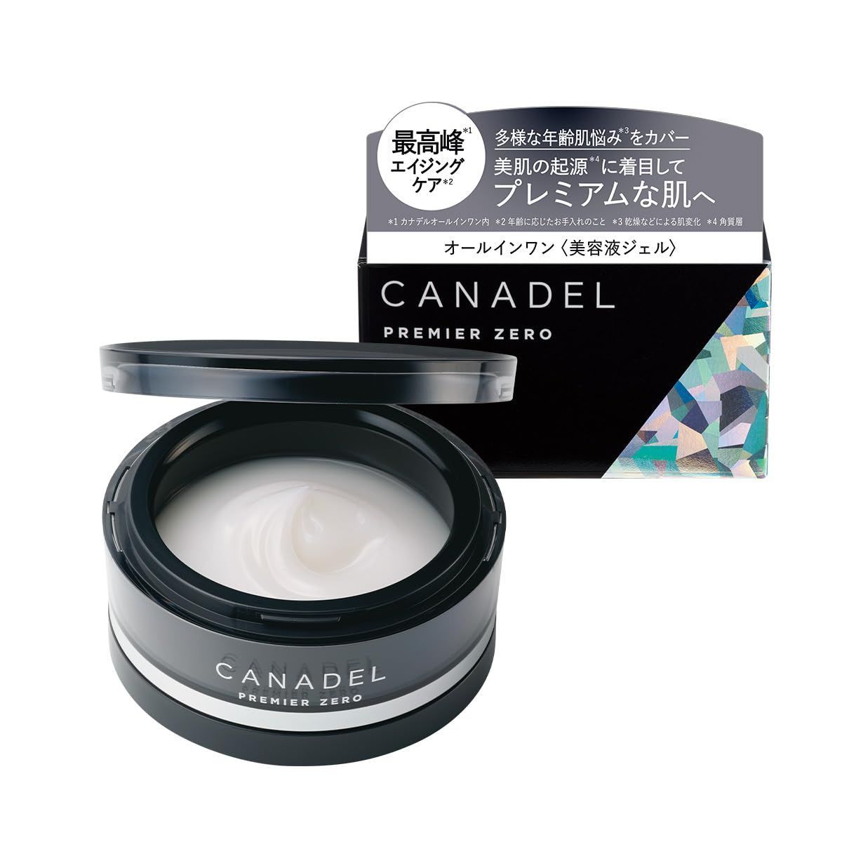 数量 カナデル のプレミア処方 CANADEL プレミアゼロ オールインワン 58g 美容液 ハリ 弾力 美肌 乾燥 透明感 カナデル