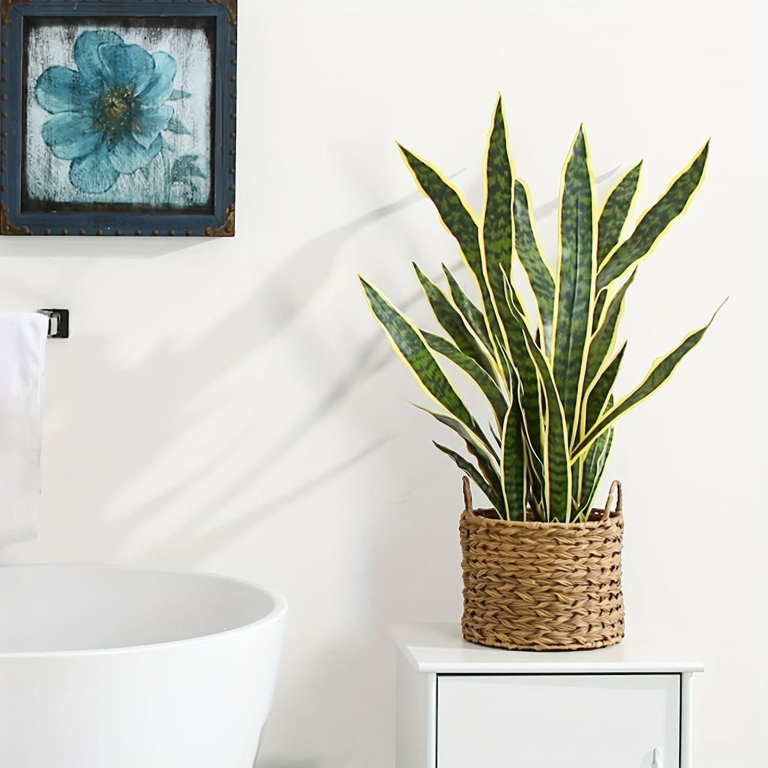 フェイクプラント 観葉植物 サンセベリア 人工植物 グリーン 癒し リラックス 玄関 庭 リビング ダイニング 室内 屋外 インテリア UA9I305 YUZUMIYA_COM