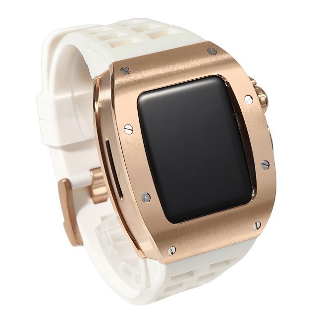 アップルウォッチ 高級ケース S4/5/6/SE【44mm】バンド  