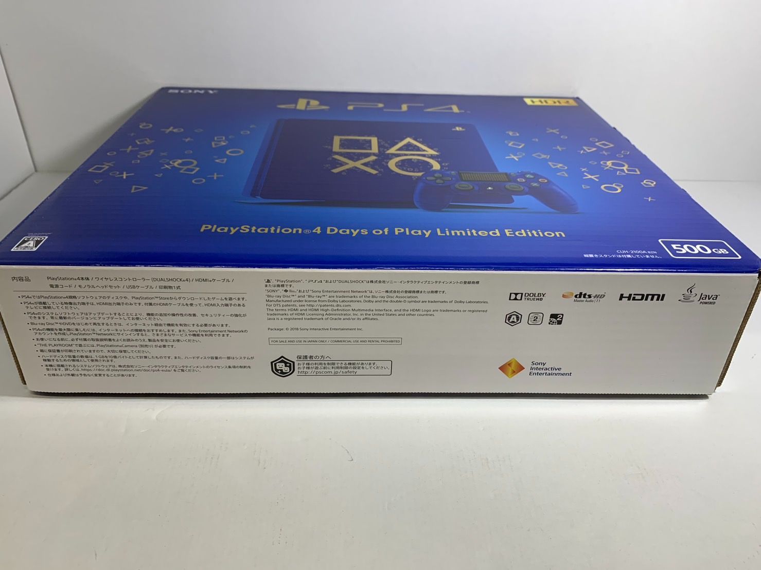 25.SONY PlayStation 4 Days of Play Limited Edition 500GB CUH-2100ABZN ジャンク