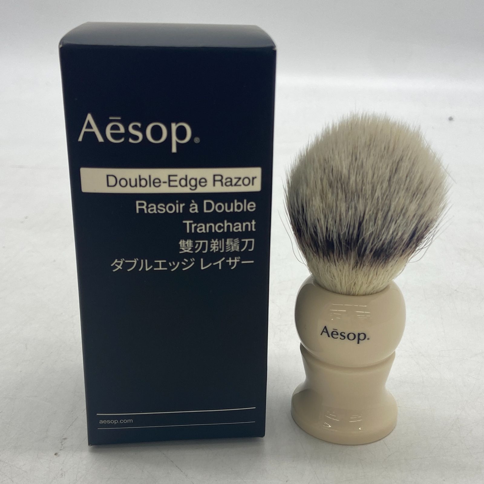 宅送 04ｍ0285 Ａesop イソップ ダブルエッジレザー イソップ ブラシ