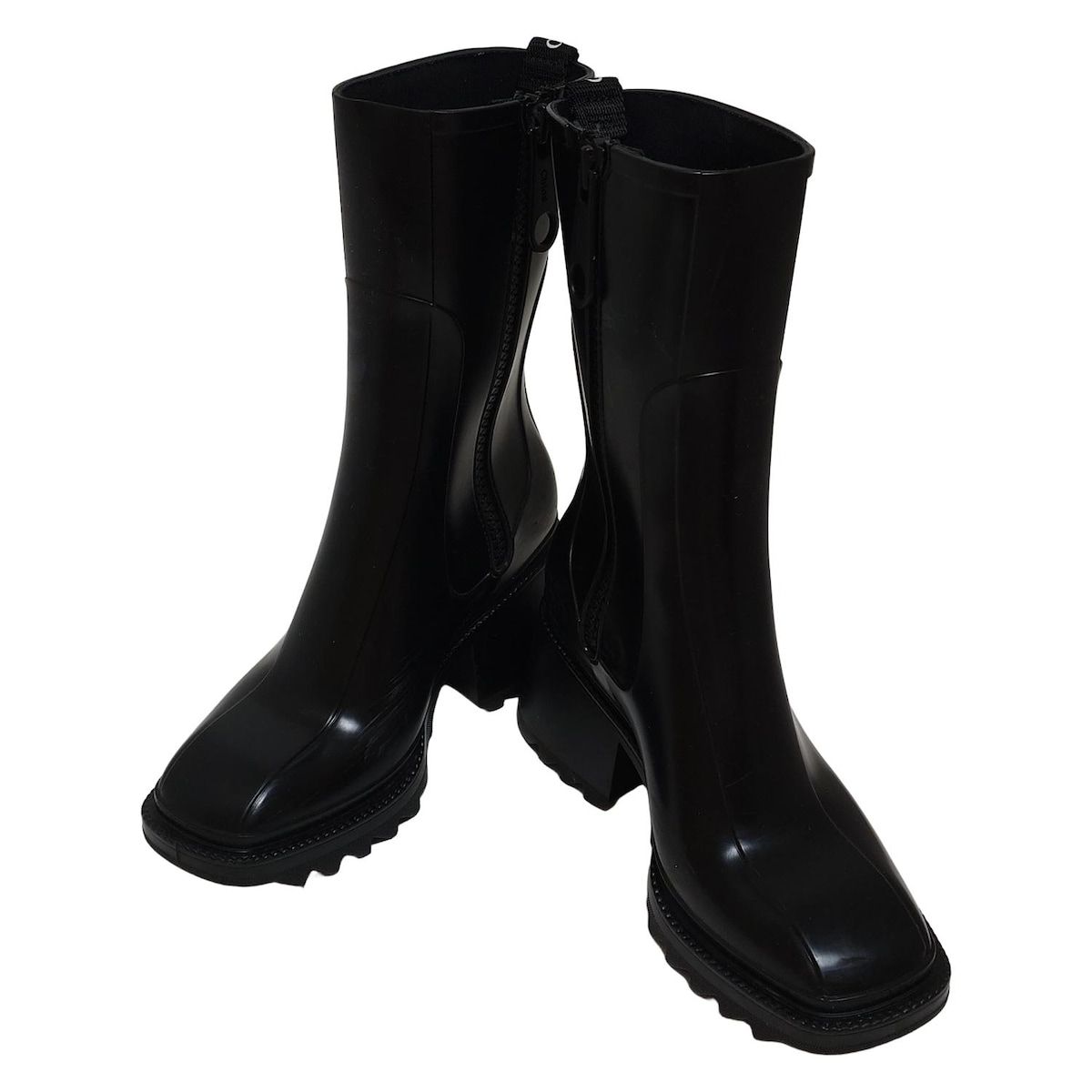 Chloe クロエ レインブーツ 36 レディース - 黒