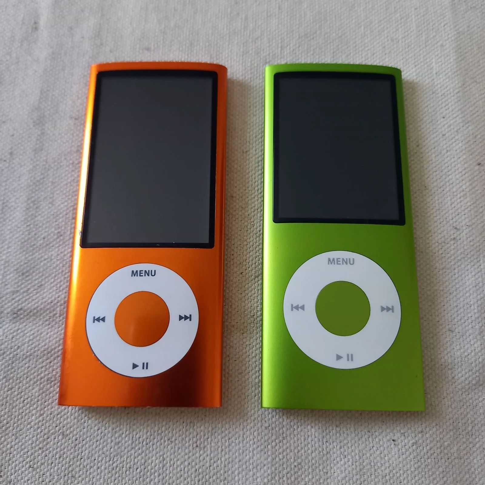 Apple】iPod nano 8GB 第5世代 第4世代 グリーン オレンジ - メルカリ