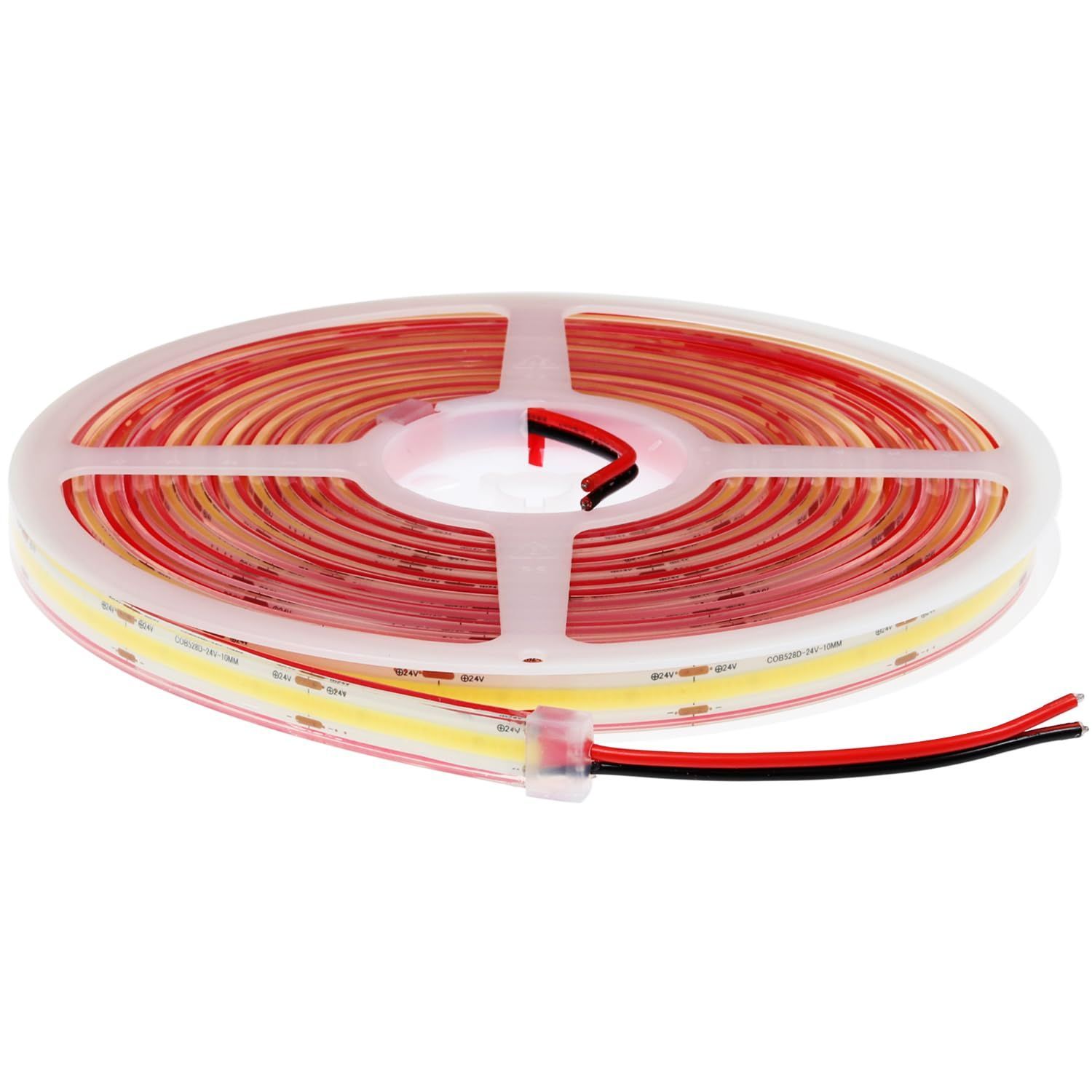 トラック野郎御用達 竹村商会 ledテープライト ledライトテープ 5m 防水 12v ledテープ 12v cob cobテープ 車 カーパーツ 単車 バイク 選挙カー ホワイト