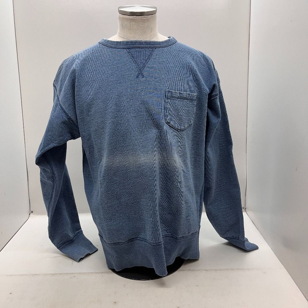 06w8006 stussy デニム スウェット Lサイズ  スウェット  【中古品】