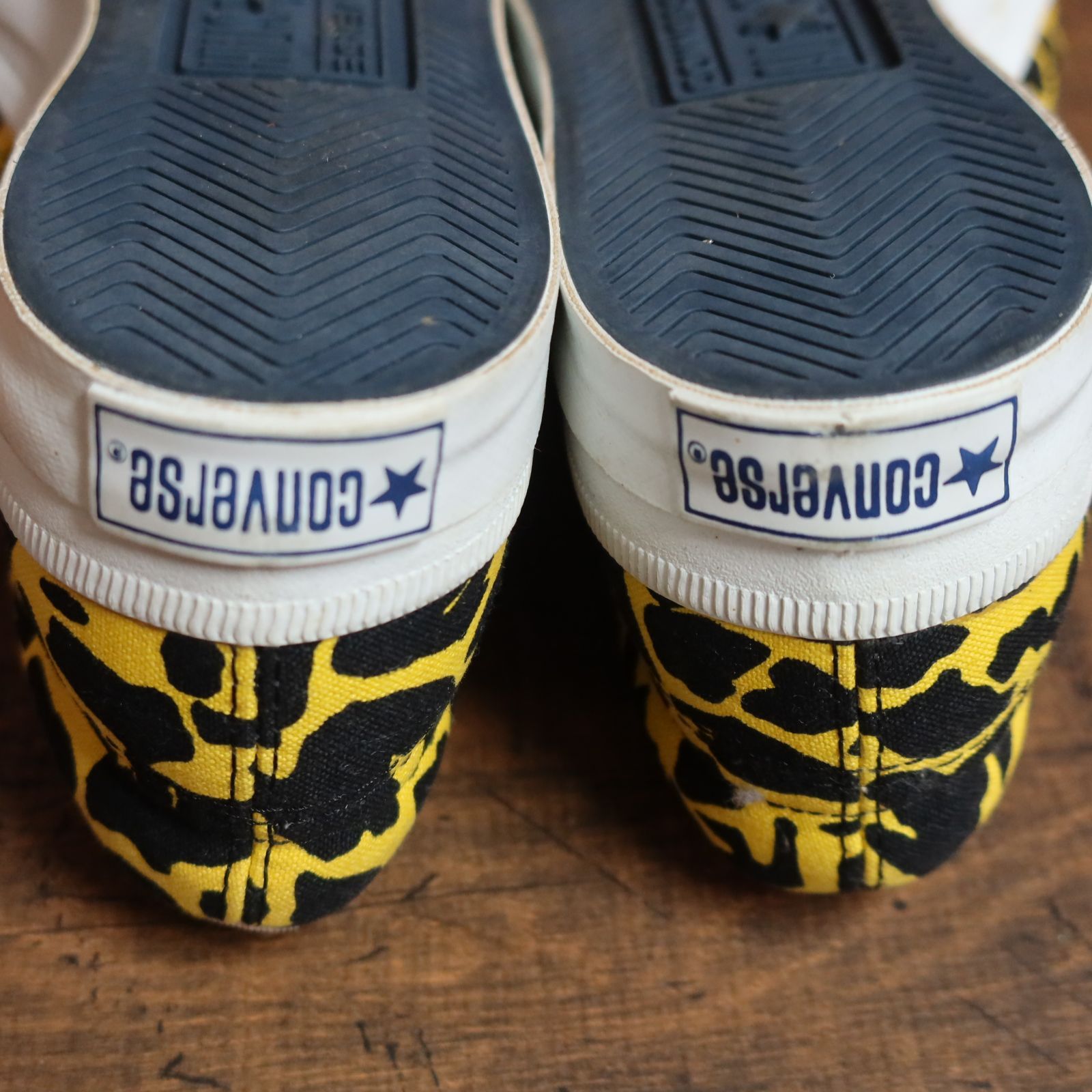 希少デザイン USアイテム☆CONVERSE コンバース スリッポン レオパード 