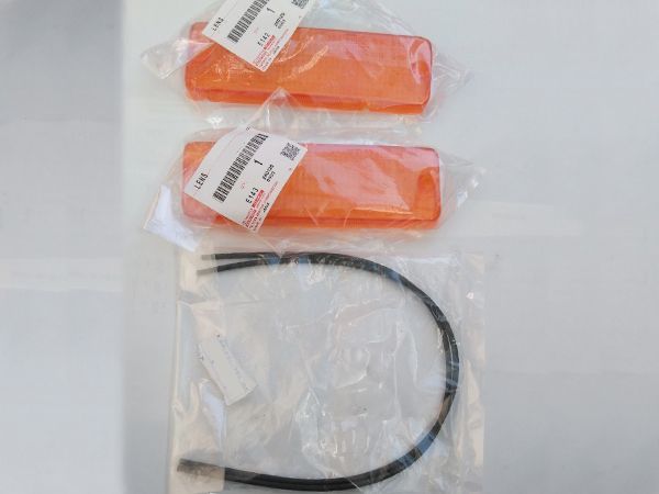 トヨタ AE 86 前期 トレノ フロント ウインカー レンズ ガスケット MR2 AW11 ソアラ GZ 10MZ 10系 検 ホイール ドア バンパー レストア T235