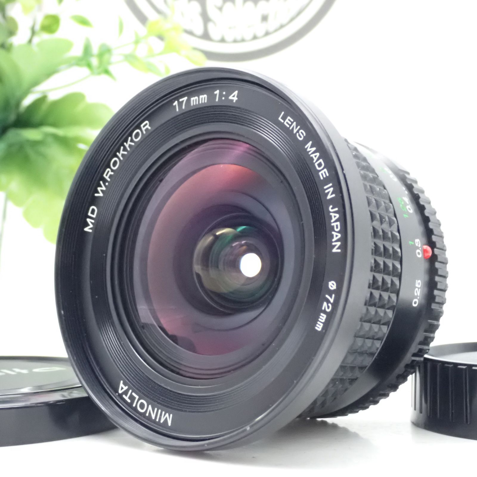光学美品 作例あり MINOLTA MD W. ROKKOR 17mm f4 超広角 単焦点