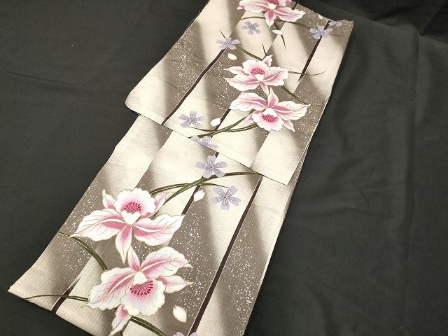 浴衣 綿紅梅 花模様 淡紅色 KK-1970 浴衣 綿紅梅 可愛いピンクに花模様 着物 木綿 RK-5886x - メルカリ