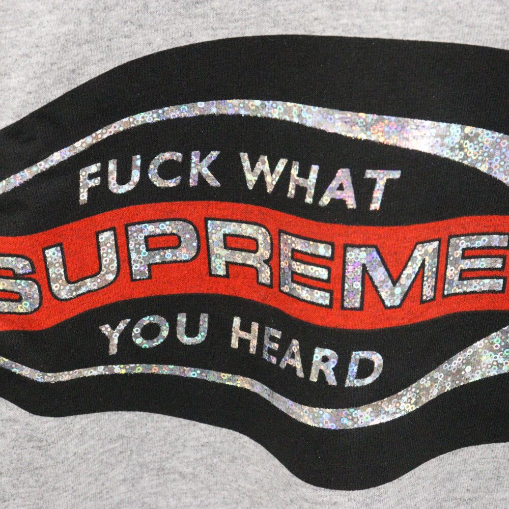 SUPREME シュプリーム 16AW Fuck What You Heard L/S Tee ファックワットユーハードロングスリーブTシャツ 長袖カットソー グレー ☆SUPREME シュプリーム 16AW Let\u0027s Fuck Tee ブラック sizeXL - メルカリ
