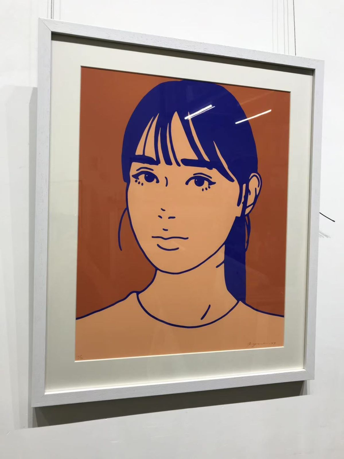 kyne untitled 2024 KEGO シルクスクリーン　未開封 美品 Kyne Untitled 2024 額装済 版画 50x40CM - メルカリ