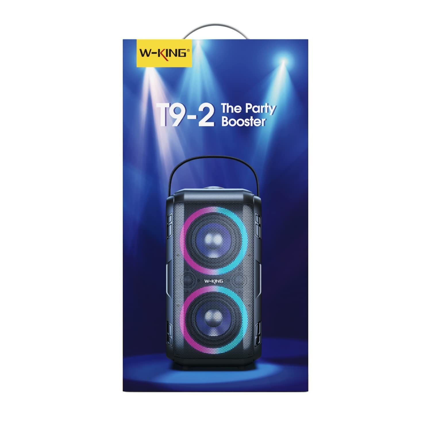 W-KING 80W Bluetoothスピーカー 2台ペアリングで160W W-KING 80W