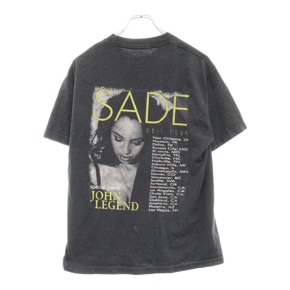 ヴィンテージ Tシャツ 2011 SADE ツアーT シャーデー ビンテージ Vintage SADE 2011 Concert Tour T- Shirt Black Unisex Cotton