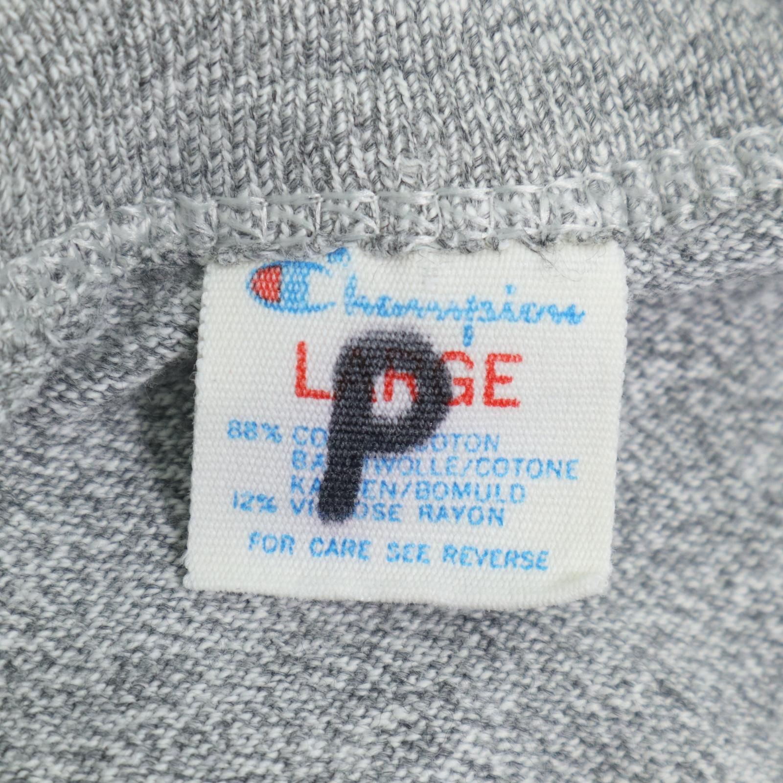 80年代 USA製 Champion チャンピオン 88/12 半袖Tシャツ 完全目無し  