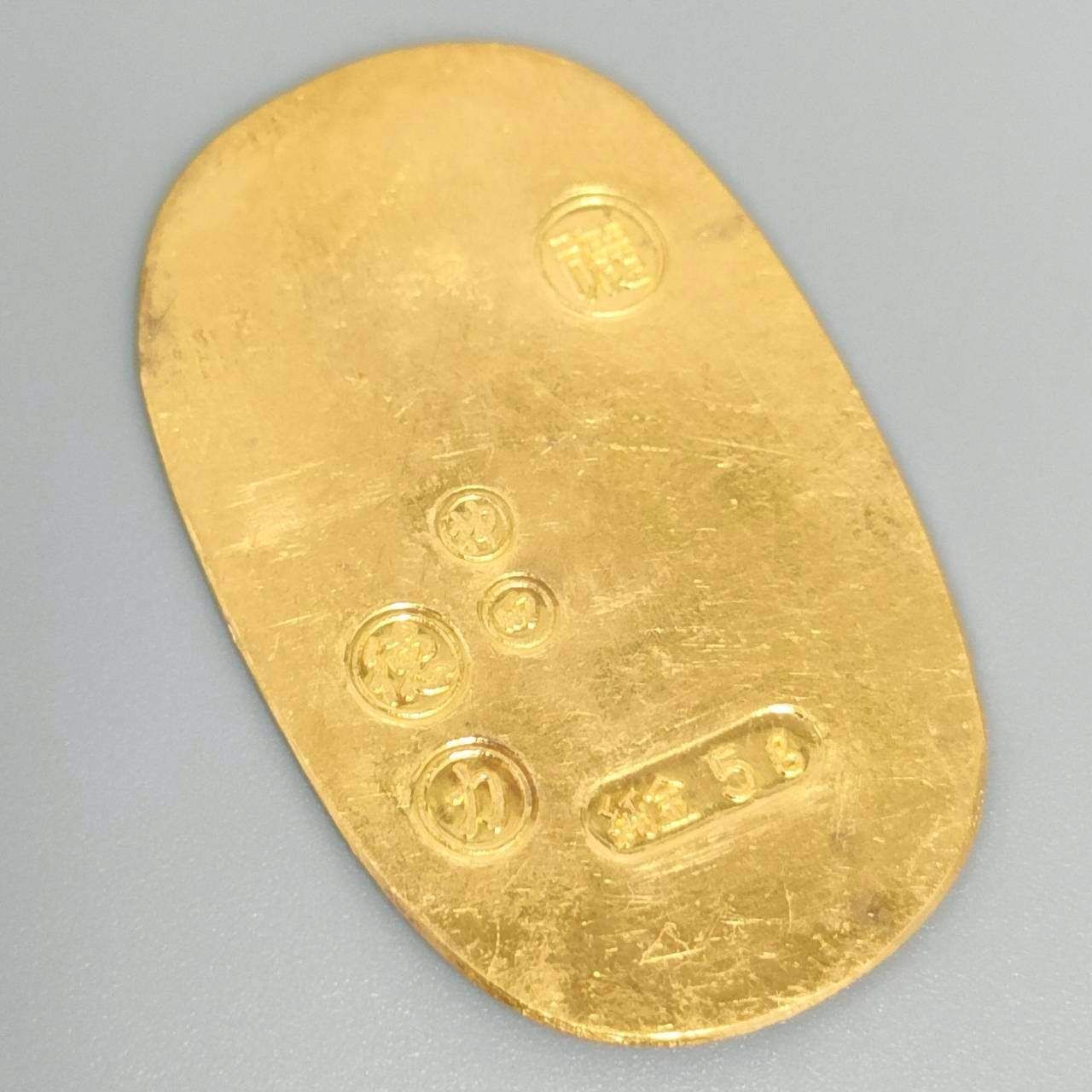 K24 純金 徳力 小判モチーフ 5.01ｇ D250