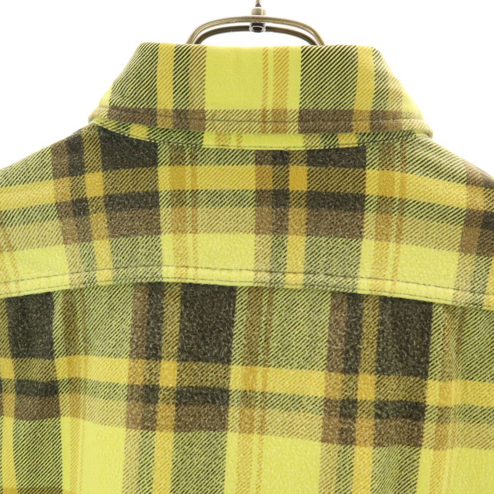 A BATHING APE チェック柄 長袖シャツ A APE BATHING 長袖ネルシャツ アベイシングエイプ 定番チェック柄長袖シャツ