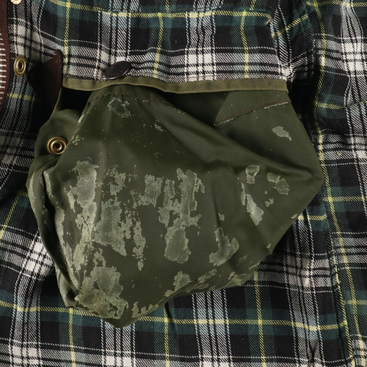 古着 80~90年代 バブアー Barbour BORDER ボーダー 旧3ワラント