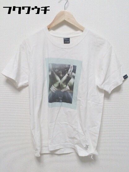 APPLEBUM アップルバム 半袖 プリント Tシャツ カットソー Mサイズ ホワイト メンズ  【1002798942486】
