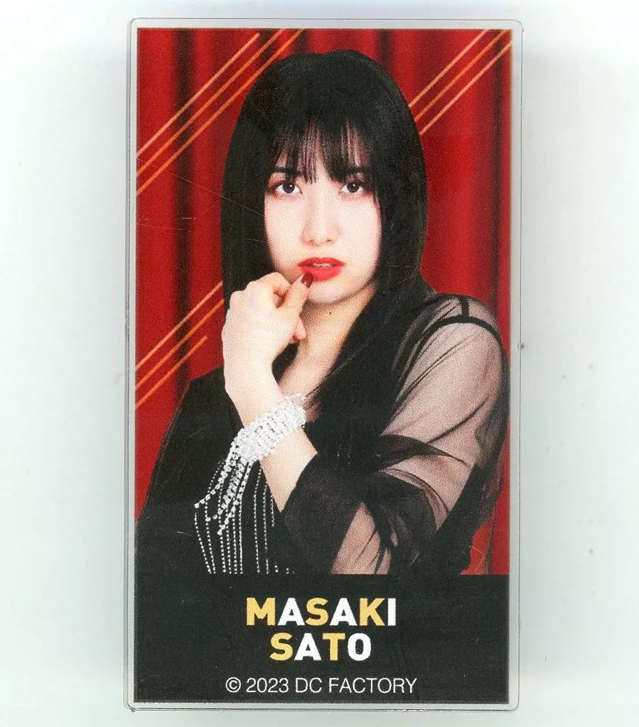 中古】バッジ・ピンズ 佐藤優樹(上半身/A) アクリルクリップバッジ